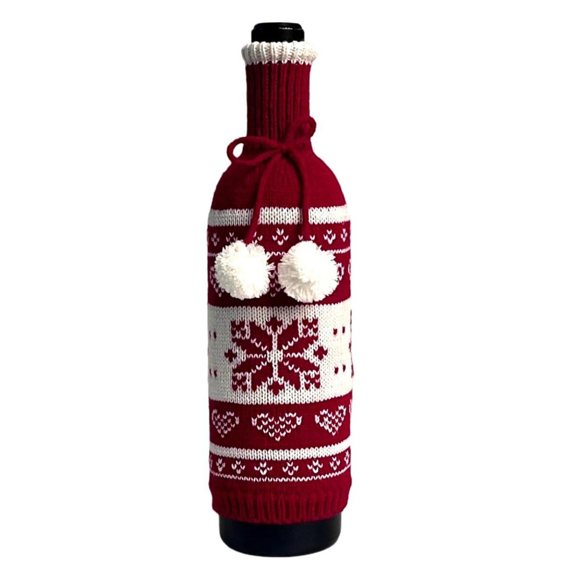 The Holiday Aisle Christmas Holiday Knit Sweater Wine Bottle Cover Bag the-holiday-aisle-christmas-holiday-knit-sweater-wine-bottle-cover-bag