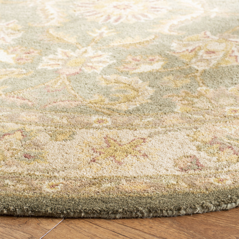 Dunbar Hand Tufted Wool Oriental Rug, Oval 4'6" X 6'6" 