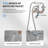 2 Handle Wall Mounted Clawfoot Tub Faucet-97567326