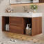Meuble-lavabo flottant avec lavabo en céramique, meuble-lavabo mural-1422045618