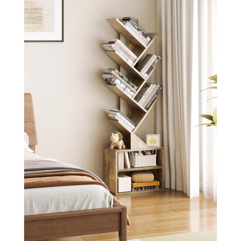 Claassen Book Cabinet Storage Bookcase, Brown