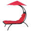 Chaise longue de rêve avec coussin amovible et parasol Vivere Maglione Original-39267719