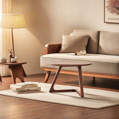 American style solid wood coffee table