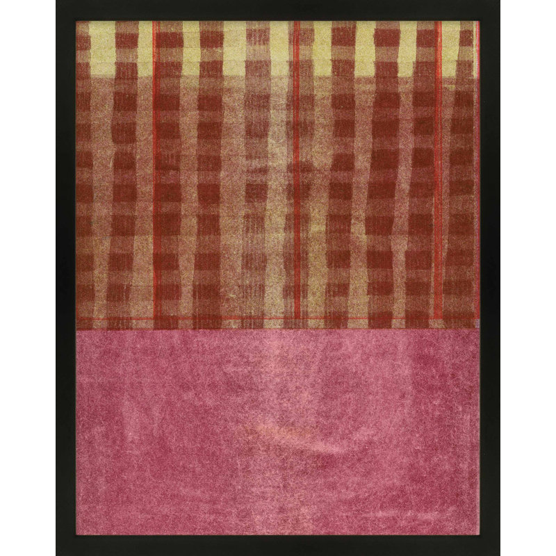 «Mulberry» par Mo Neuharth - art mural encadré, 38" H x 30" W, Framed Print without Mat, Black