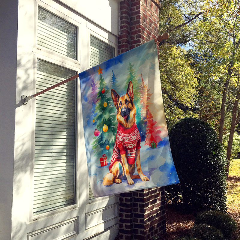 Double Sided Polyester Christmas, 40'' H x 28'' W