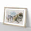 Lower Falls in the Rocky Mountains - Picture Frame Painting Print-56734104-56734098