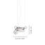 Puppet Ring Suspension 7 White Shaded Matt Gold 3 G9 Ul-1730168712-1730168715