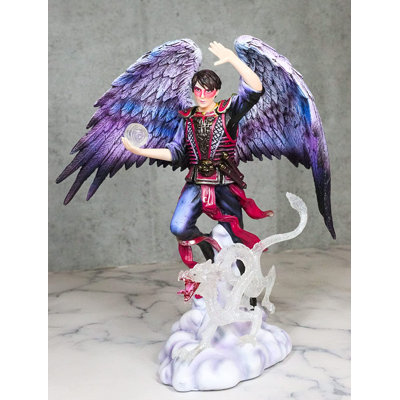 Figurine Hidajete pliant les nuages avec un vent blanc en acrylique