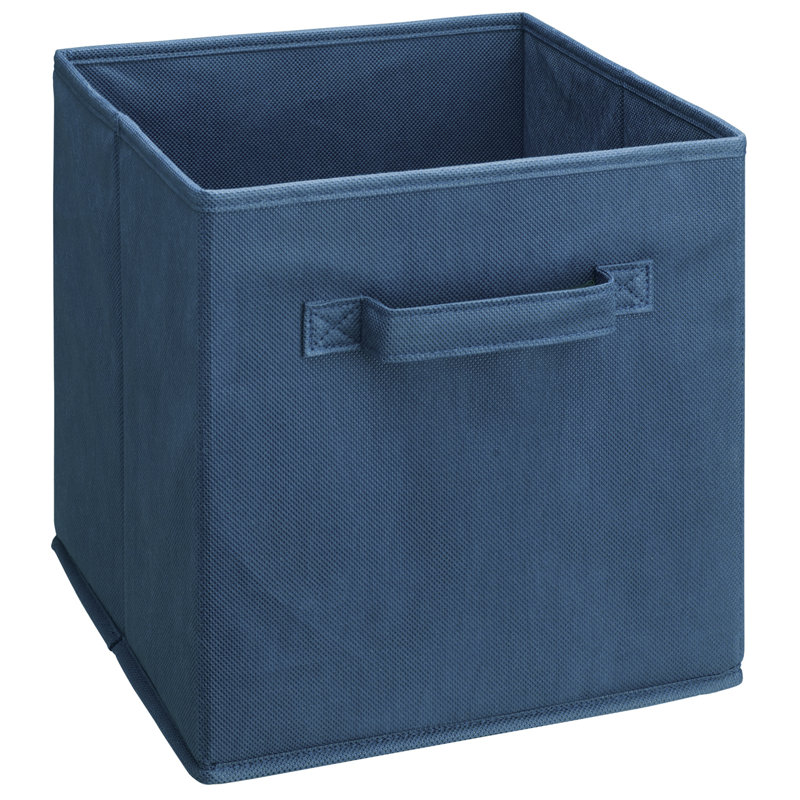Closetmaid Cubeicals 28cm Fabric Cube Organisers with Handle, Blue