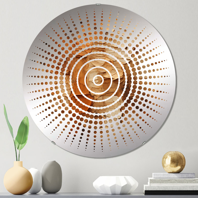Miroir mural Tsubaki, 31,4 po x 31,4 po