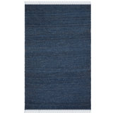 Natural Fiber Three Hundred Sixty Eight Area Rug In Navy