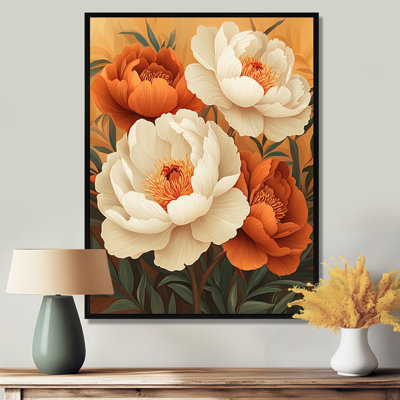 Art sur toile, pivoines de Lizotte