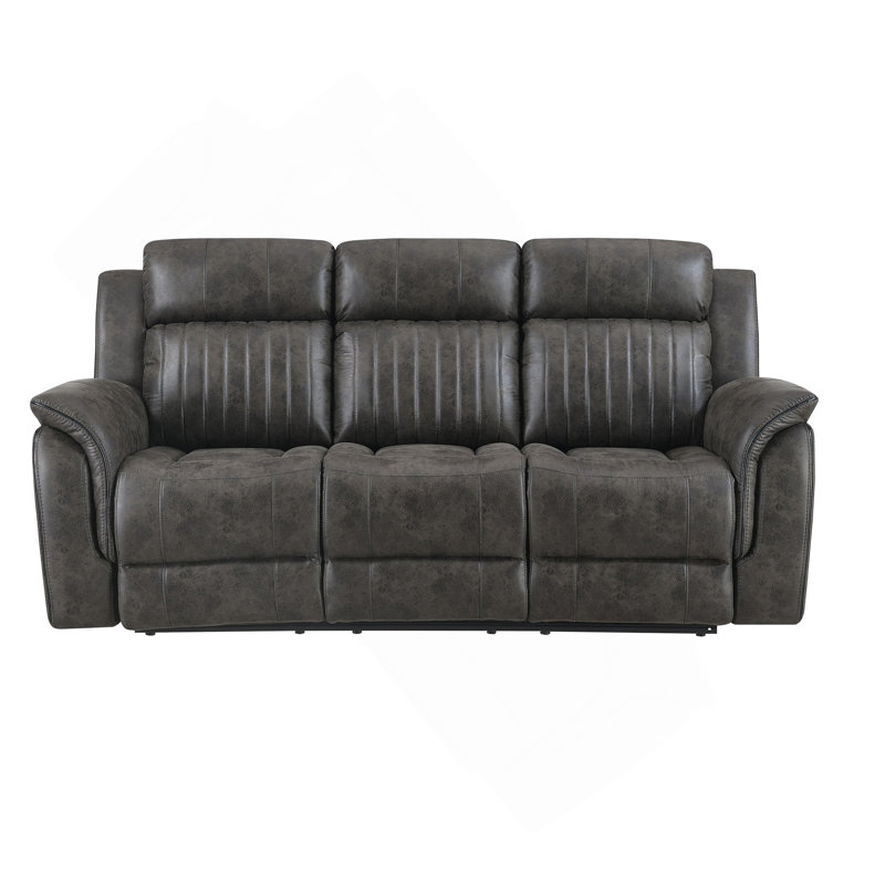 GREY RECLINING SOFA