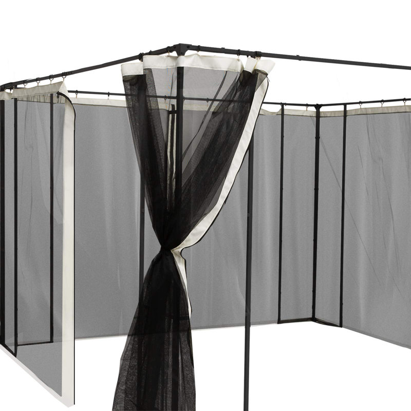 Ayriel Dakota Fields Beige Fabric Screen for Gazebo