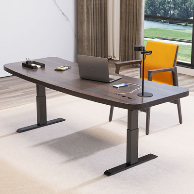 Smoky color Rectangular Manufactured Wood desks