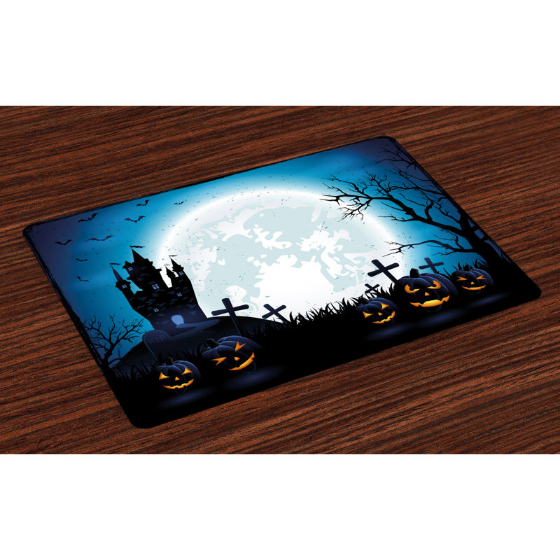 Glinda Polyester No Pattern Rectangle Placemat