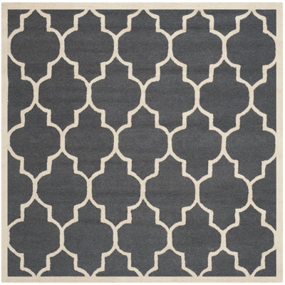 Cannen Hand Tufted Wool Geometric Rug