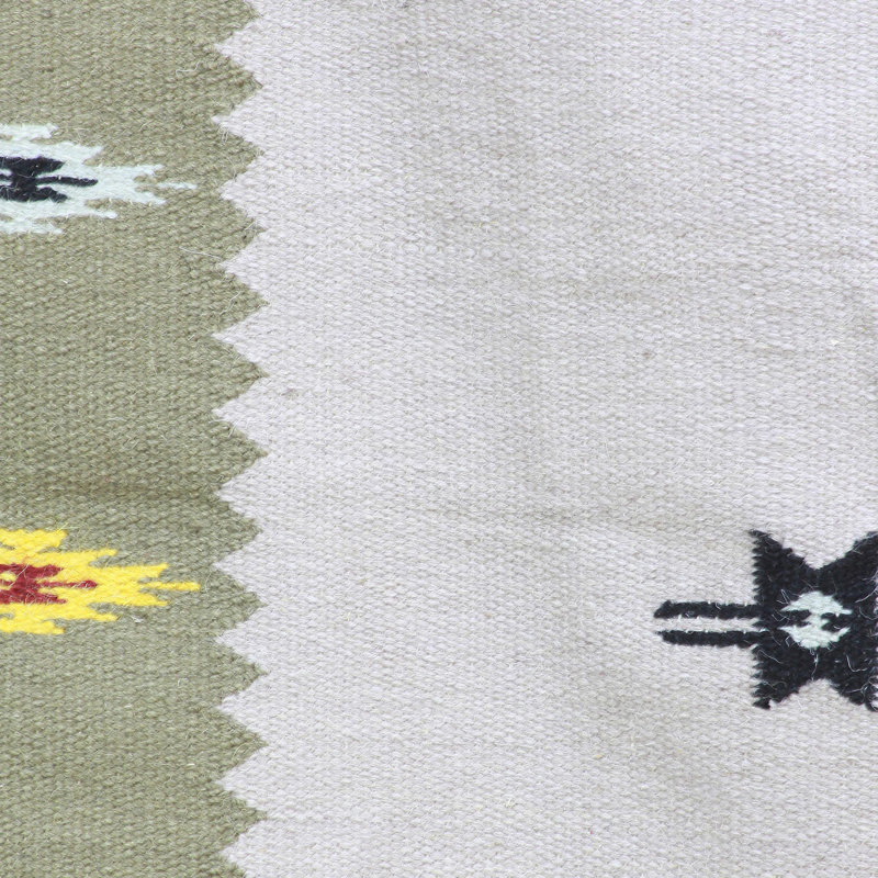 Wool Abstract Indoor Rug