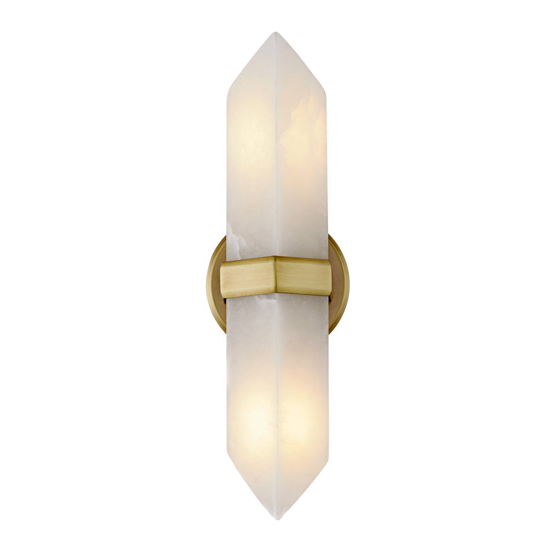 Valencia 2 - Light Vanity Light, Vintage Brass