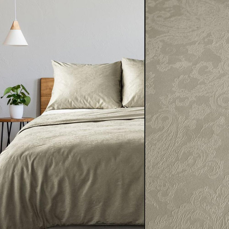 Afet Cotton Floral Duvet Cover Set with Pillowcases, Single - 1 Standard Pillowcase