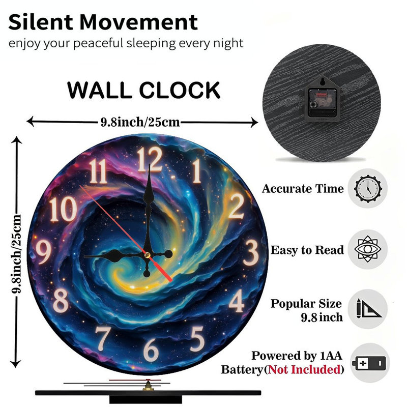 Horloge murale Galaxy