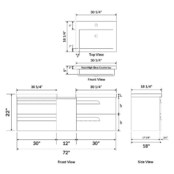Dimensions du produit