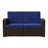 Alderman Faux Rattan Loveseat with All-Weather Cushions-1023983152