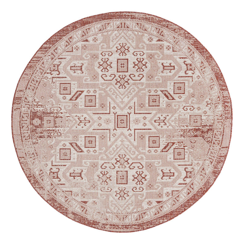 Allexis Indoor / Outdoor Rug, Round 7'10"