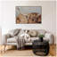 «Highland Cow No. 4 Close» par Laura Evans, reproduction d'art sur toile encadrée