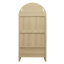Garde-manger arqué de 70,28 po, surface, poignées en métal, 2 tablettes réglables, basculement, armoire de rangement Scratch, grand, fixe et panneaux, basculement pour le salon