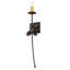 Rustic Lodge 1 - Light Candle Wall Light
