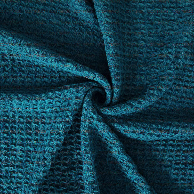 Couverture en coton, Très grand, 5, Bleu sarcelle