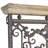 Christos Brown Distressed Door Ornamental Scroll Wall Decor with Metal Wire Details 20" x 3" x 71"