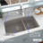 Karran Undermount Quartz Composite 32'' X 19-1/2'' 60/40 Double Bowl Kitchen Sink-35699380