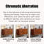 Armoire d'appoint en bois manufacturé brun rougeâtre