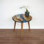 Jossa Epoxy River Wooden End Table – Modern Small Side Table for Living Room & Bedroom-407049851