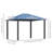 Modern Hardtop Gazebo Canopy, Aluminum Polycarbonate Design, For Backyard Entertaining