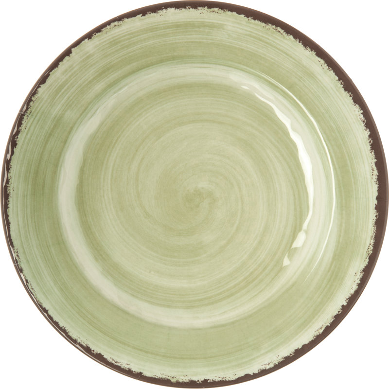 Assiette plate en mélamine 11 po Darrion, Jade