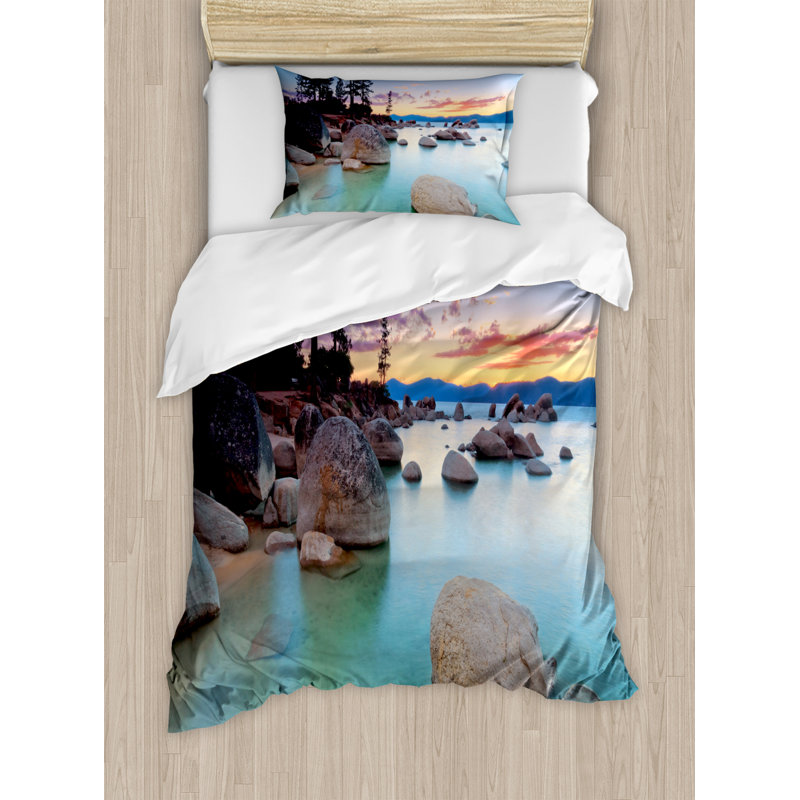Coastal Polyester Mixed Duvet Cover