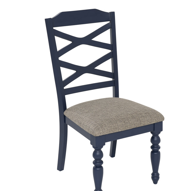 Trimble Navy Side Chair, Navy