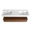 Meuble-lavabo double 60 po