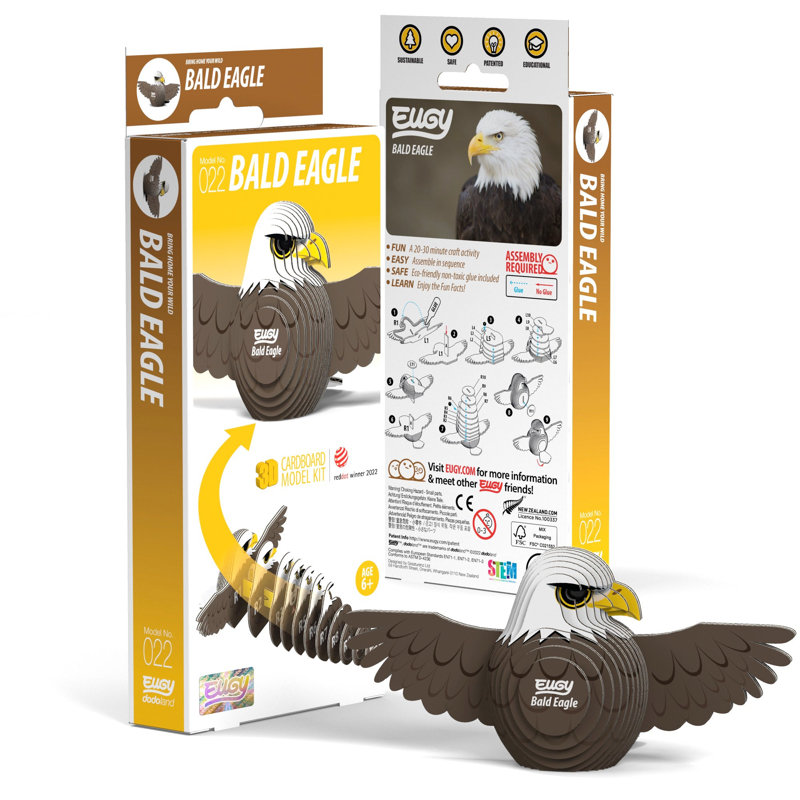 EUGY - Aigle à tête blanche 3D
