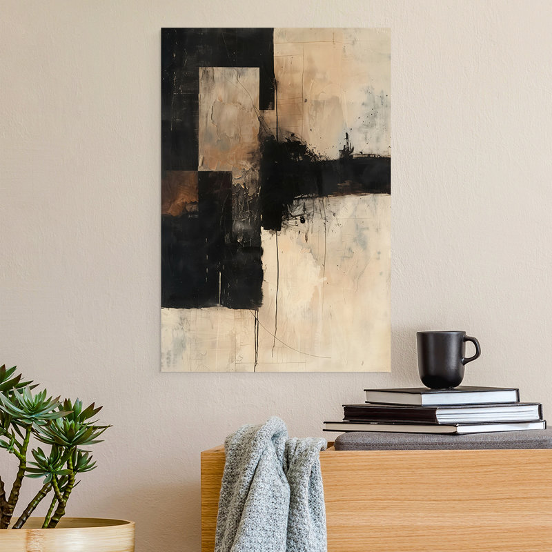 ABSTRACT Series CECLXI - Impression sur toile seulement - NON CADRE, H 60 po x l 40 po