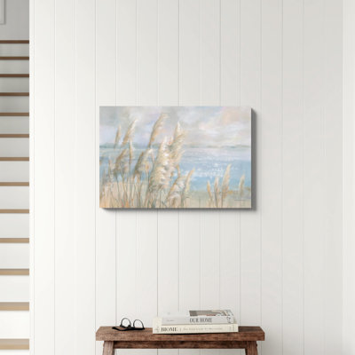 Herbe de la pampa au bord de la mer
