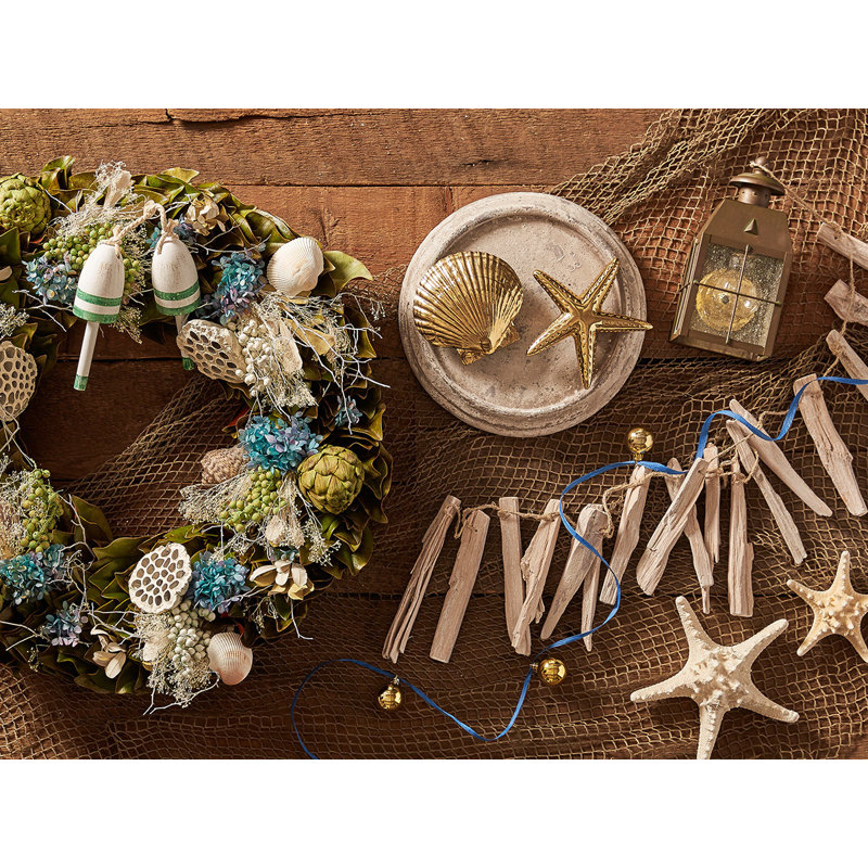 Starfish Door Knocker, Brass, 5.25" x 5" x 1.5"