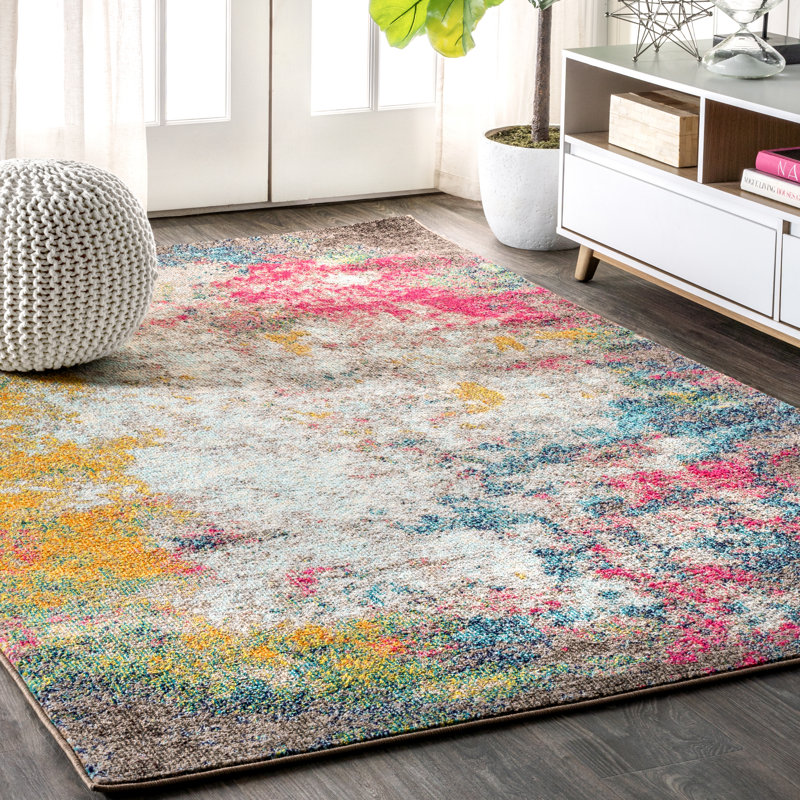 Trueman Abstract Area Rug, Rectangle 160 x 231cm