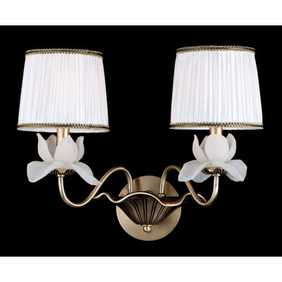 Lampe murale bougie 2 lumières Callie