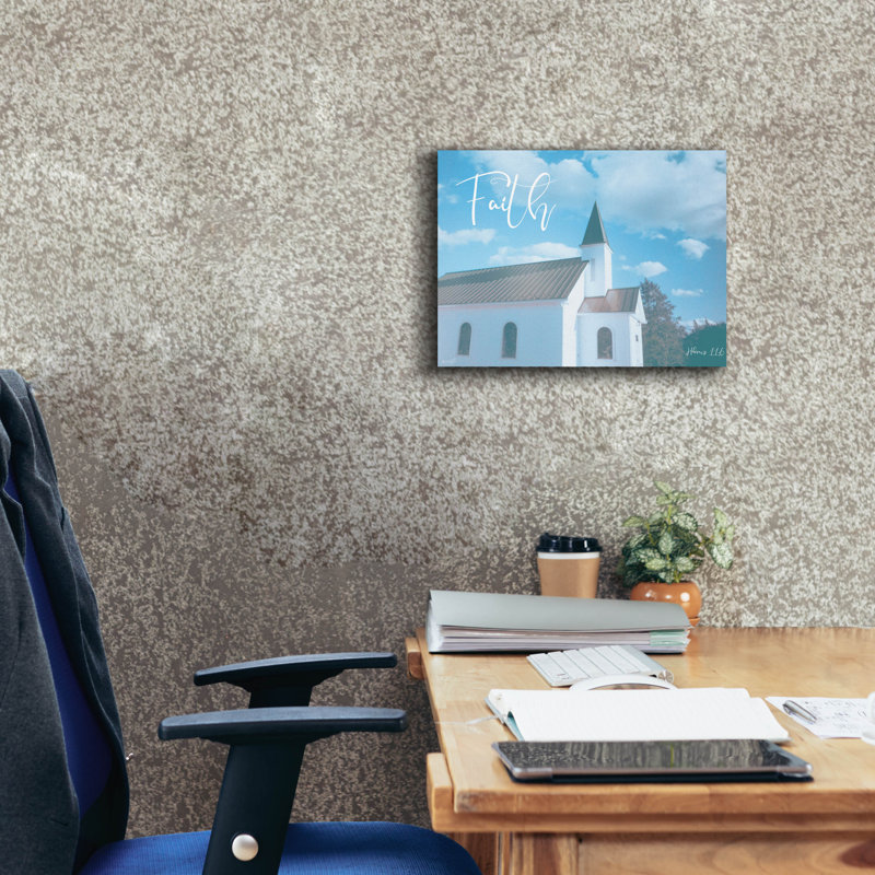  «Church - Faith 2» par Life BeautifuLEE, art mural sur toile, 16 po x 12 po, H 12 po x l 16 po