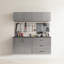 Astro Series 32 po X P 16 po H 16 po D Armoire de rangement murale en métal