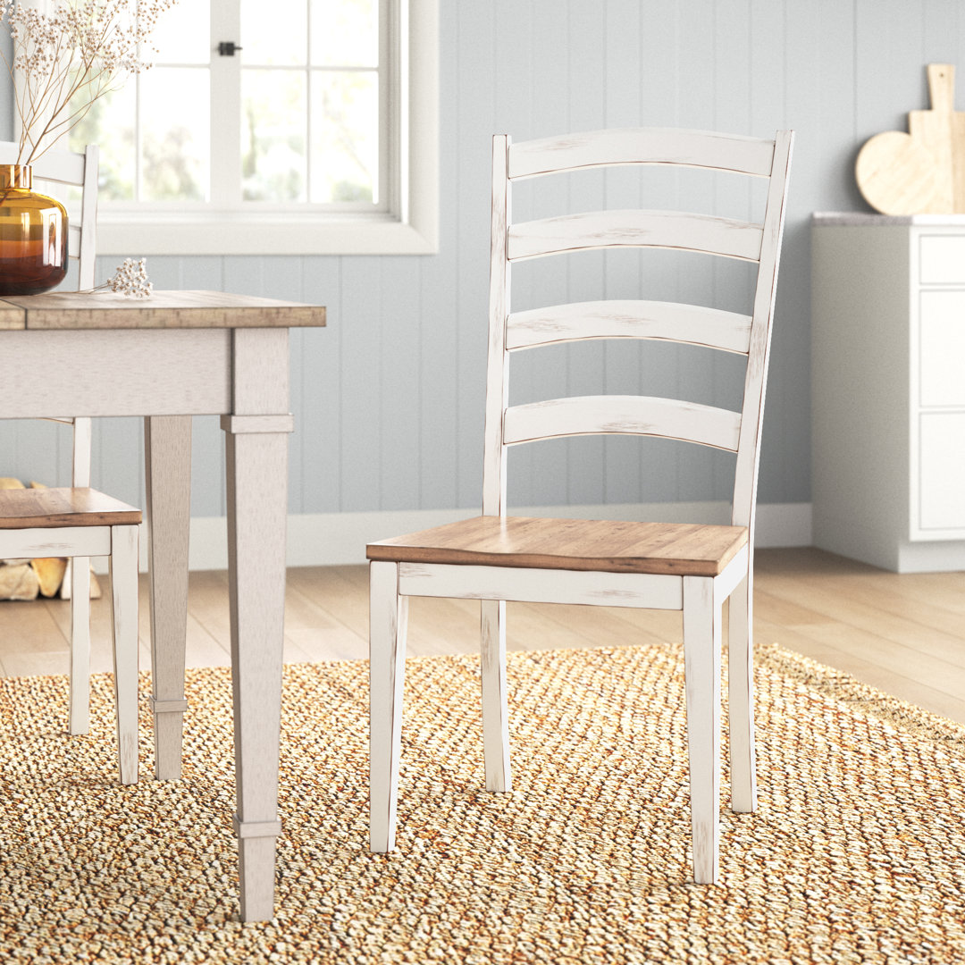 Wilkey 17.5'' H Solid Wood Side Chair (Set of 2) Sand & Stable™